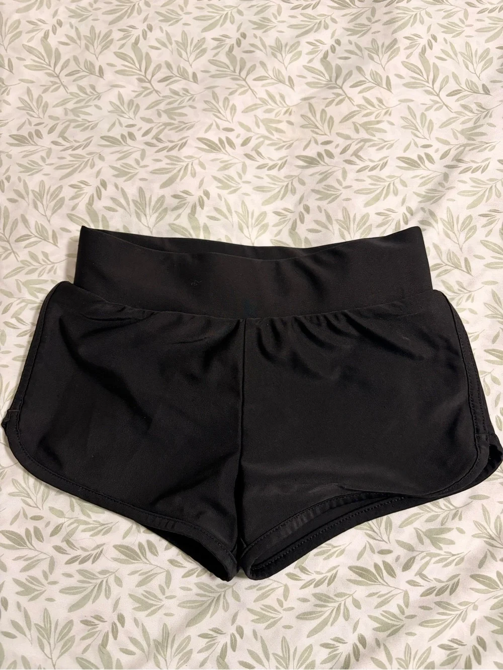 Black Athletic Girls' Shorts
